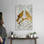 Reproduction d’art sur toile, « Two Turtle Doves-Gold Leaf »-1078211030-1078211027
