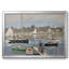Bateaux au mouillage, Argenteuil-Claude Monet - Toile tendue avec châssis, 1874-1975978528-1975978542-1975978543