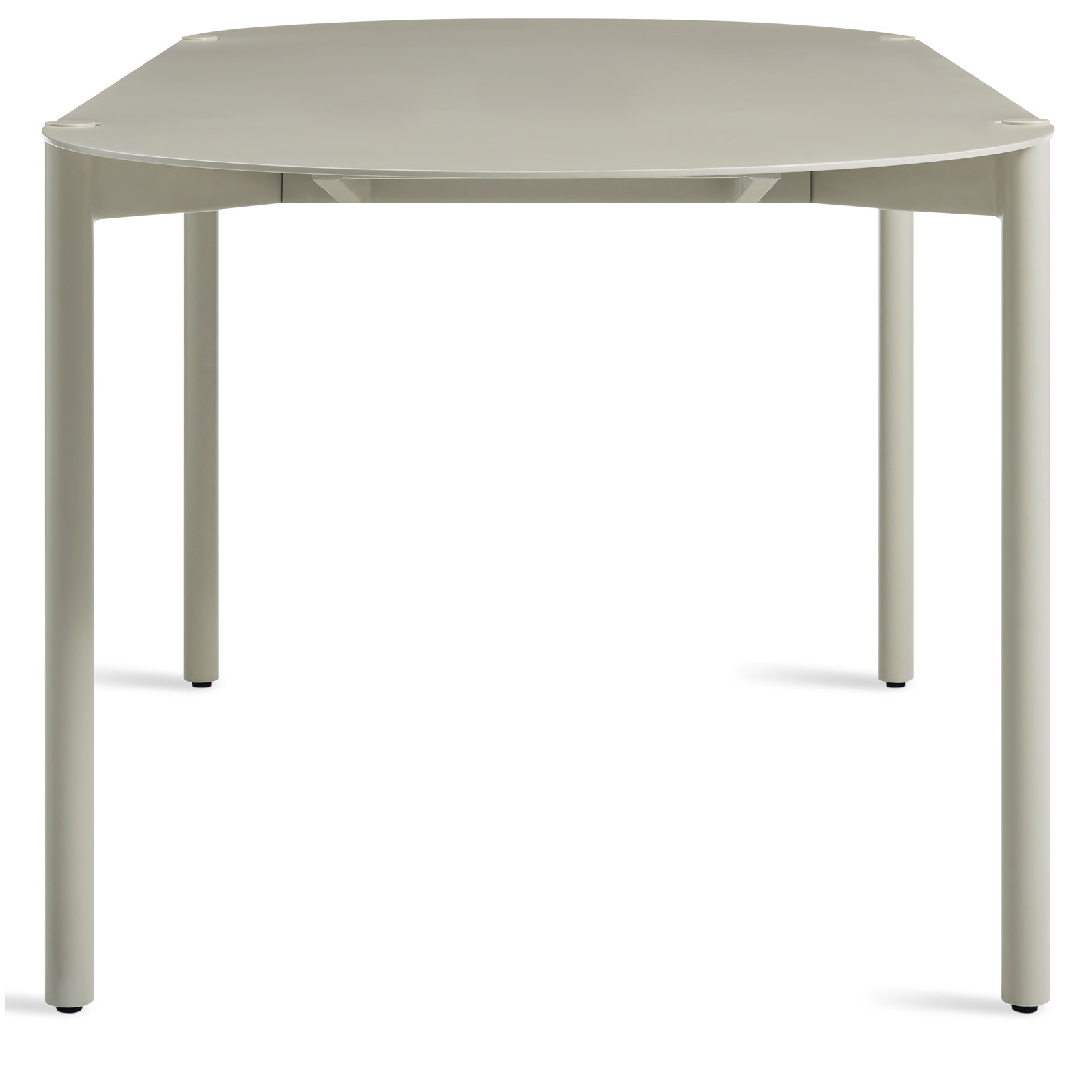 Comeuppance 82'' Outdoor Dining Table, Putty