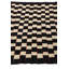 Tapis noir et blanc Noor