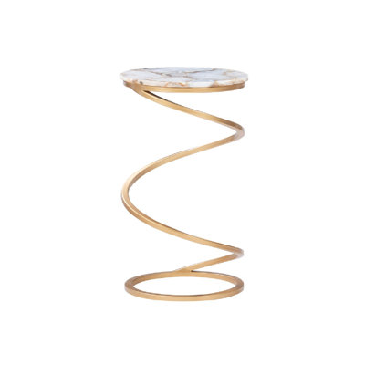 Lorelai Granite Top End Table