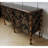 Modern Gold Accent Cabinet