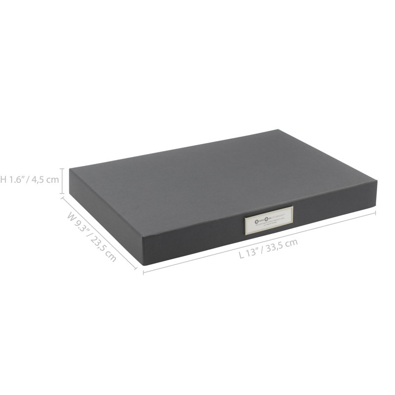 Sven Letter Document Box, Black