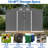 10X8 FT Outdoor Storage Shed-121324704-121324709