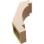 Attelle de genou en faux bois de cèdre brut Timberthane, l 5 po x P 12 po x H 16 po, brun clair apprêté-88137825
