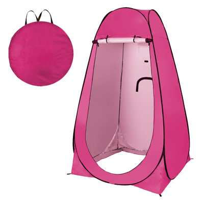Tente portative escamotable avec sac de transport, abri à langer et toilette pour l'extérieur, compacte, compacte, intime pour le camping, la plage, la randonnée et les fêtes, l 47 po x L 47 po x H 75 po