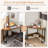 Steel Computer Desk with Built-In Electrical Outlet-1143720236