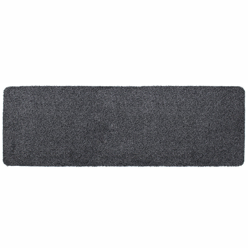 Tanami Non-Slip Indoor Doormat, Charcoal / Grey, 0.5cm H x 150cm L x 50cm W