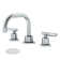 Dia Widespread Two-Handle Bathroom Faucet with Push Pop Drain Assembly