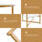 Cross Legs End Table Set