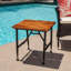 Table d'appoint en bois massif Frankston