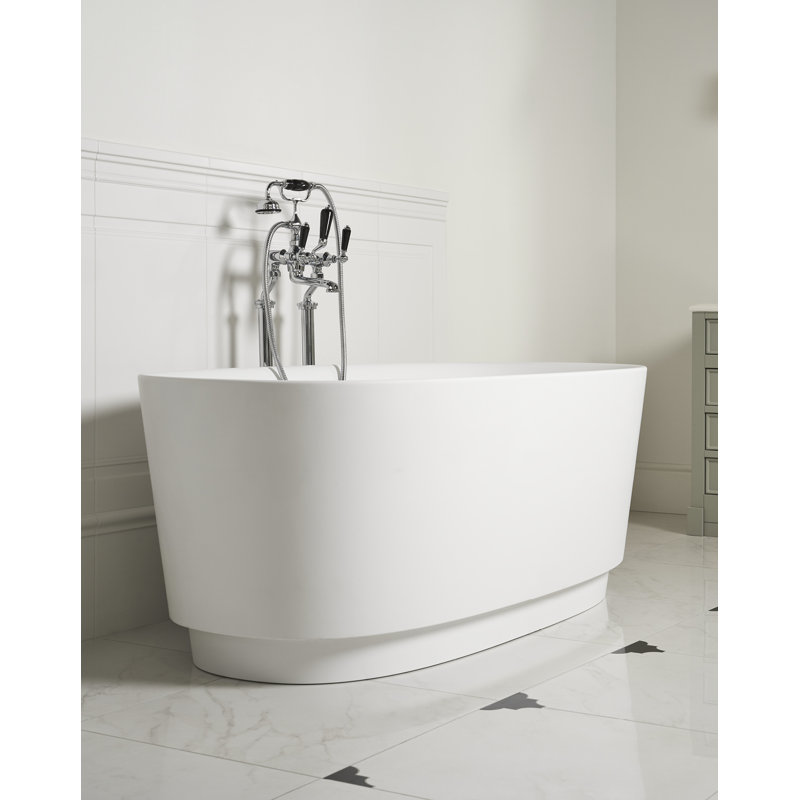Dove 67.12'' L Freestanding Soaking Bathtub