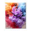 Horloge murale - Nombres d'encre mauve - formes abstraites-1683920560