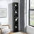 8-Tier Media Tower Rack with Adjustable Shelves, Slim CD/DVD Storage Cabinet for Home Office-1607229733