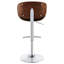 Tabouret de bar réglable avec base en métal, tabouret de bar moderne pour la maison