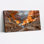 Tableau sur toile tendue représentant un paysage de canyon d'automne