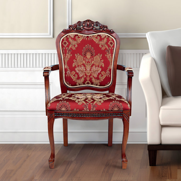 The Carlisle Louis XV Open Armchair - Design Toscano