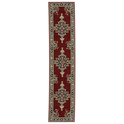 Oaklynn Performance Oriental Indoor Rug