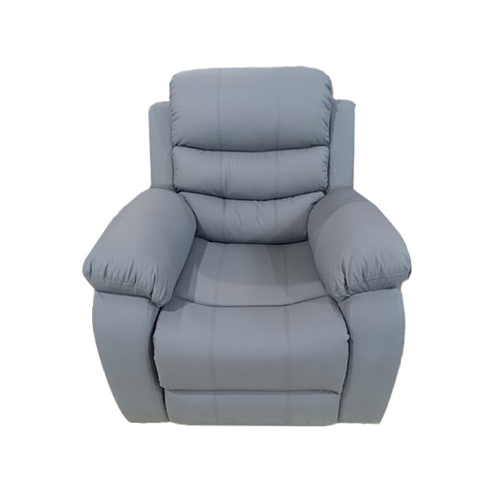 Sybley 88cm Wide Swivel Standard Recliner, Grey