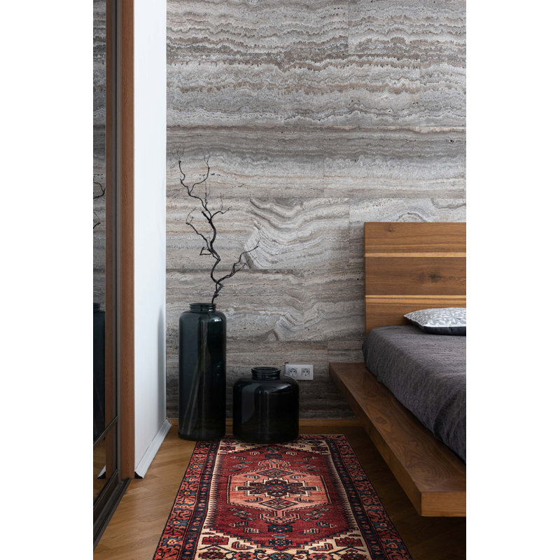 Tapis rouge Andelz 3 pi 5 po x 6 pi 8 po