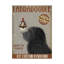 « labradoodle, black, ice crème », publicité sur toile tendue-33421069
