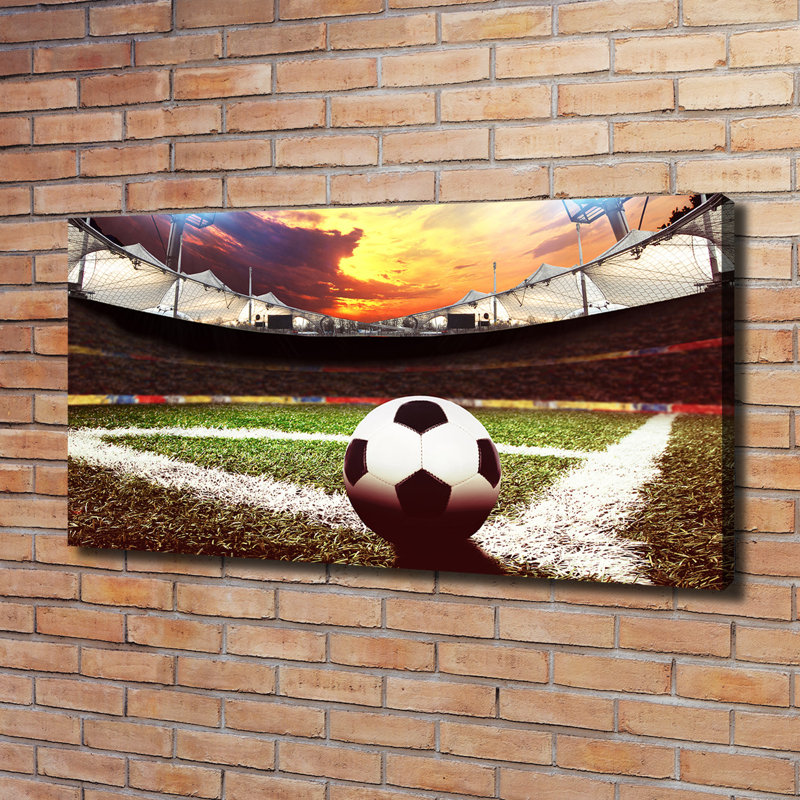 Ball In The Stadium - Wrapped Canvas Print