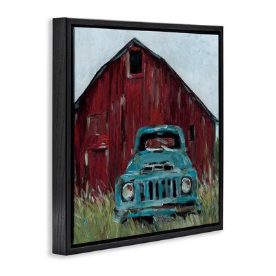Turquoise Pickup Truck Floating Frame, design by Wani Pasion