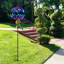 Garden Wind Spinner (bleu; mauve)