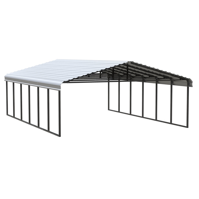 Arrow Carport, 20 ft. x 29 ft. x 9 ft. Eggshell