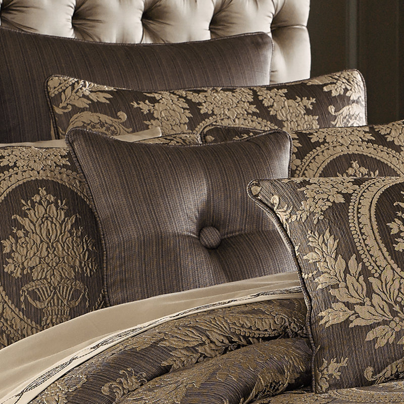 Neapolitan Mink 16" Square Satin Decorative Pillow