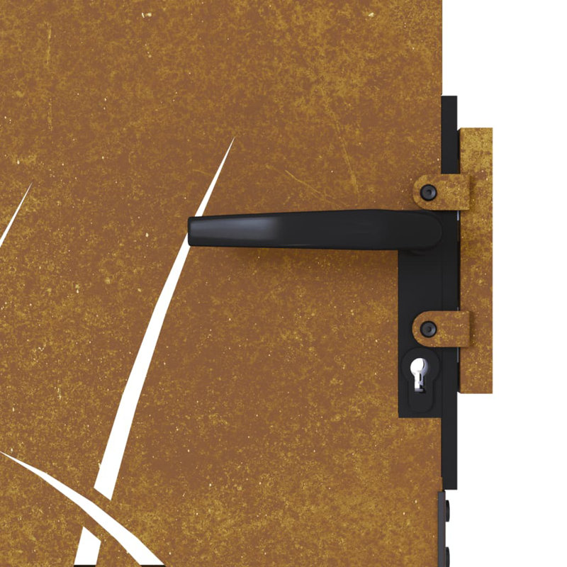 Oliphant Metal Gate, Rusty, 150cm H x 85cm W x 3cm D