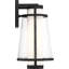 Lanterne murale d'extérieur à 1 ampoule noir mat / verre Ortega-1542796891