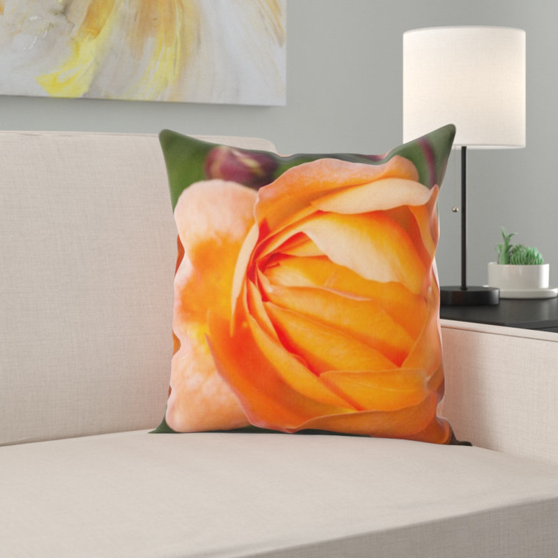 Housse et insert de coussin carré rose