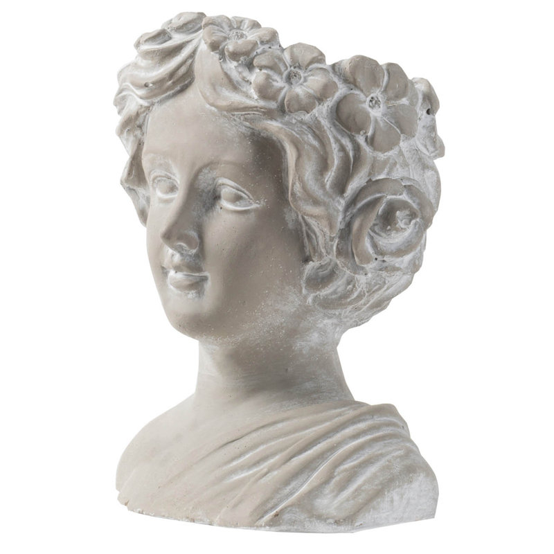 Pot de fleurs statue en ciment Feazell