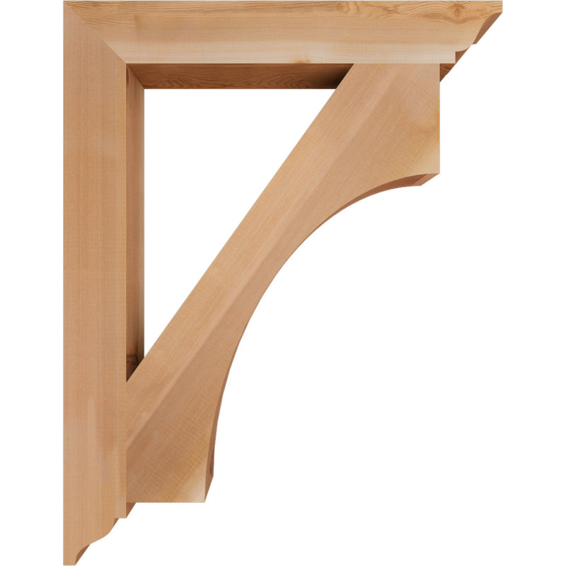 Support traditionnel Westlake, Cèdre rouge de l'Ouest, Lisse, H 36 po x l 3,5 po x P 28 po