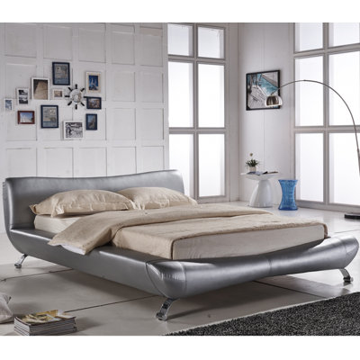 Vegan Leather Platform Bed