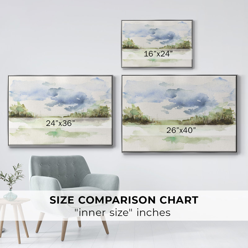 " Brush Thickets I ", 27" H x 41" W x 2" D, Silver Framed Canvas