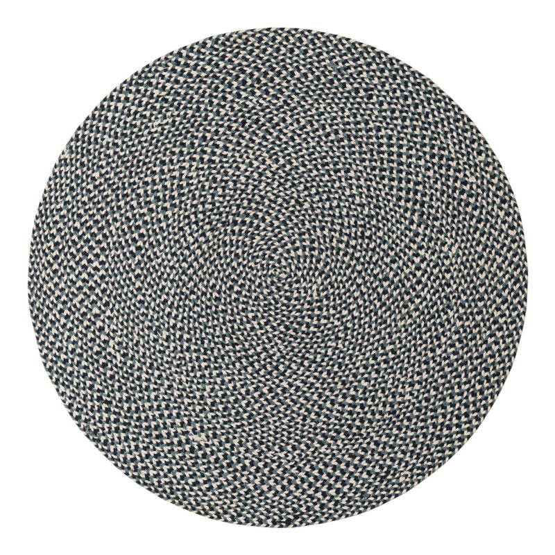  Tapis en jute tressé Tweed, Rond 4 pi 1 po