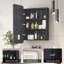 W H Wall Mounted Optional Frameless Medicine Cabinet Mirror 2 Fixed-1846115585
