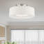 Plafonnier semi-encastré 3 lumières 17 po Zeidi-335605161