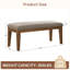 Polyester Upholstered Bench-1270030539