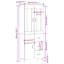 Ozell 69.5cm Sideboard