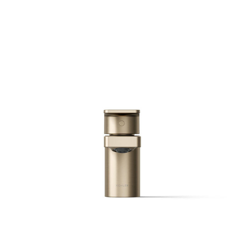 Parallel Single Hole Bathroom Faucet, Vibrant Brushed Bronze