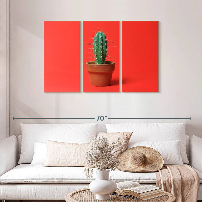 Harnek Potted Cactus, 28" H x 45" W
