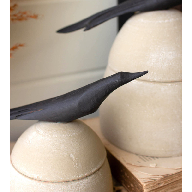  Pots de rangement en argile rustique - pots de 9,5 po de hauteur