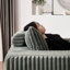 Fauteuil en velours côtelé de 75 pouces - aucun assemblage requis-183135955