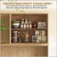 Armoire de cuisine multifonctionnelle moderne de 71 pouces de haut avec prise électrique et comptoir ouvert creux.-1804179253