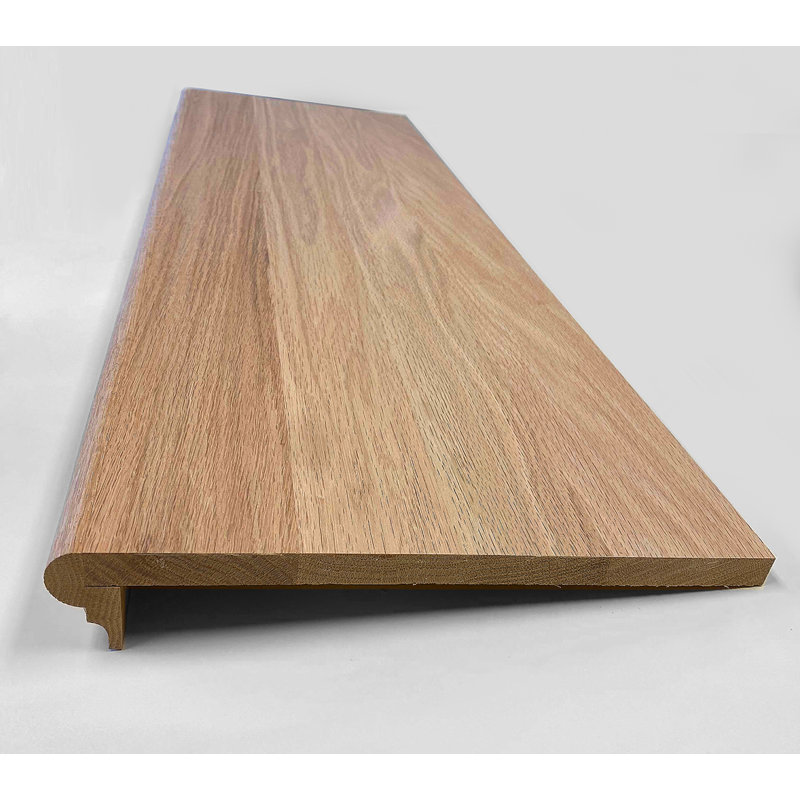 Tapis d'escalier de rénovation - Conception traditionnelle - 0,625 po x 11,5 po avec nez arrondi 1,875 po avec anse