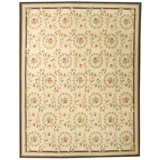 Oriental Hand-Knotted Rectangle 6' x 9' Wool Area Rug in Brown