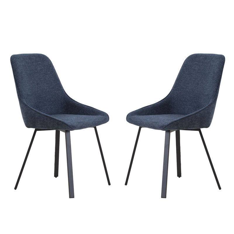 Chaises de salle à manger Jaqwan, Bleu